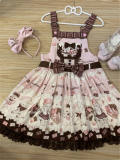 Twilight Crush Chocolate Mew  Sweet Lolita Dress and Accessories