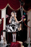 Signorina Nightmare Circus Ruff Collar Skirt and Boned Top Full Set