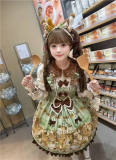 Squirrel Chocolate Shop Sweet Lolita Dress, Blouse and Accessories