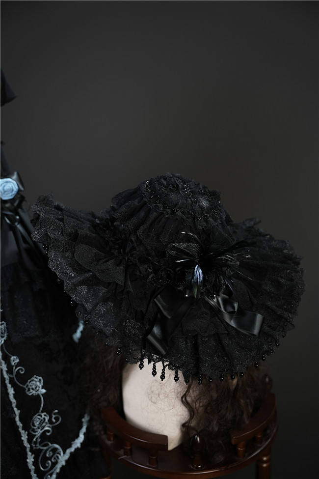 Dark Crown Plus Size Friendly Dark Gothic Lolita Blouse, Skirt, Cape and Accessories