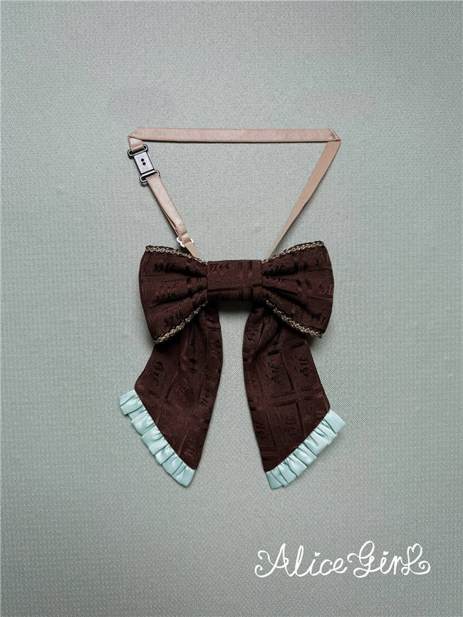 Alice Girl Bear Chocolate Classic Lolita Accessories