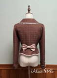 Alice Girl Bear Chocolate Classic Lolita Dress, Skirt, Blouse and Coat