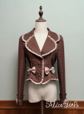 Alice Girl Bear Chocolate Classic Lolita Dress, Skirt, Blouse and Coat