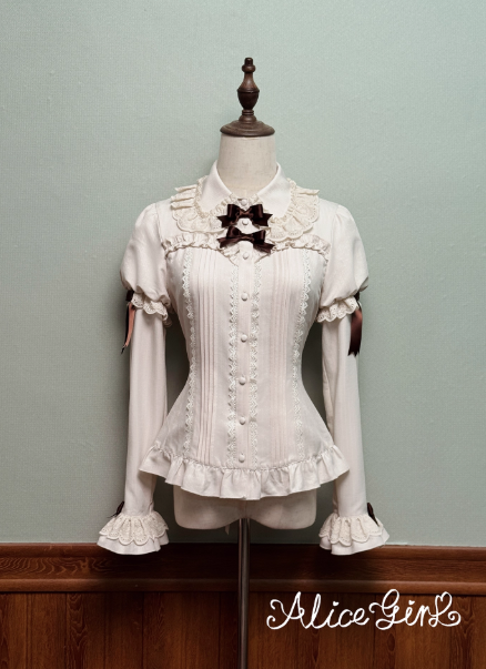 Alice Girl Bear Chocolate Classic Lolita Dress, Skirt, Blouse and Coat
