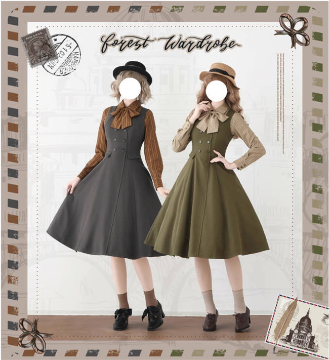 Forest Wardrobe ~Misty Forest~ JSK Classic Lolita Dress & Blouse