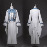 Moonlight Paladin Ouji Lolita Blouse, Corset, Coat and Trousers