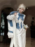 Moonlight Paladin Ouji Lolita Blouse, Corset, Coat and Trousers