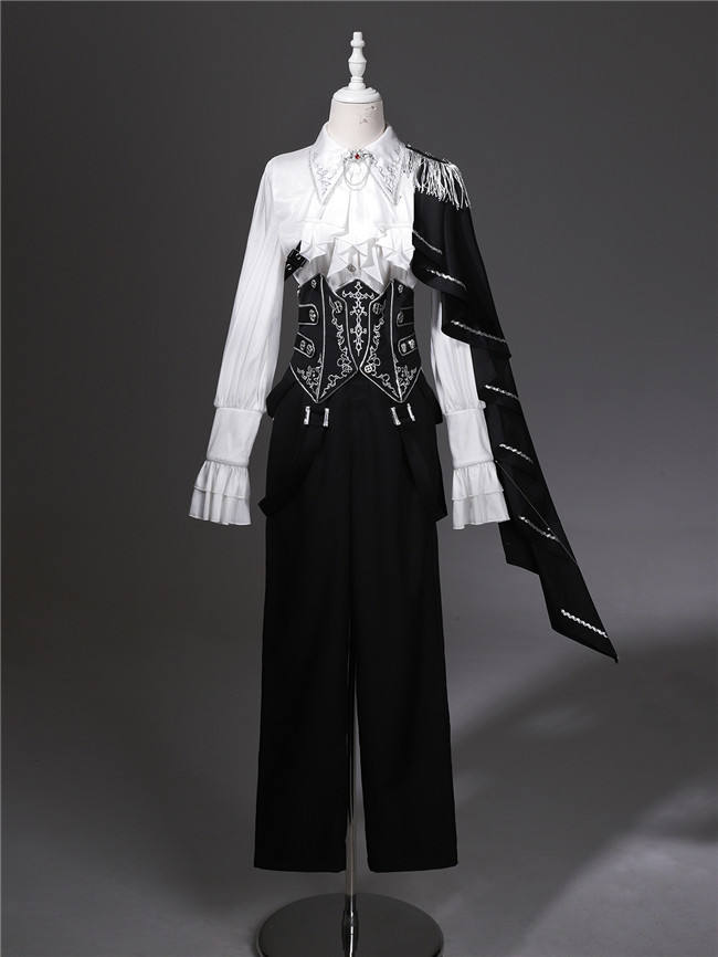 The King's Covenant Ouji Lolita Blouse, Corset and Trousers