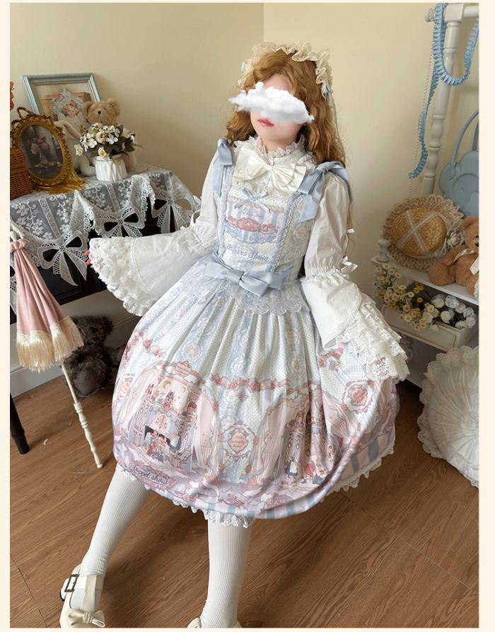 Plus Size Niu Niu ~Princess Sleeves Blouse