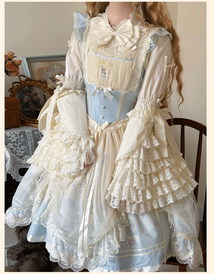 Plus Size Niu Niu ~Princess Sleeves Blouse