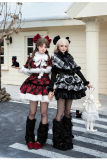Withpuji Snowy Night Plaid Lolita Dress, Cape, Inner Wear and Accessories