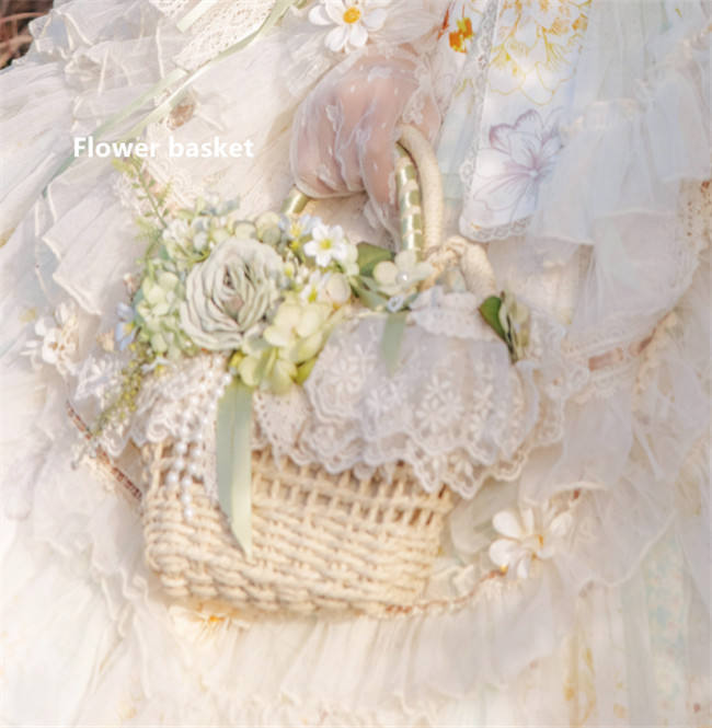 Cat Fairy Daisy Cottage Core Classic Lolita Accessories