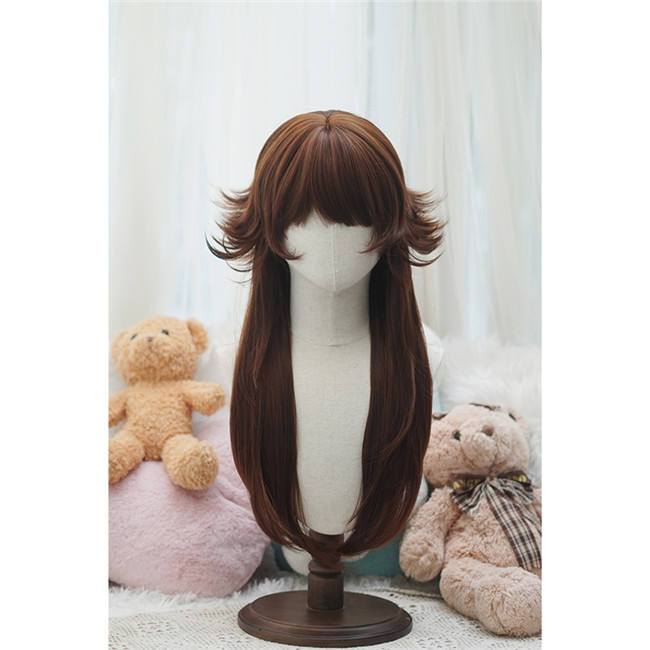 Yuchashui Octopus Rolls Lolita Long Straight Wig 70cm