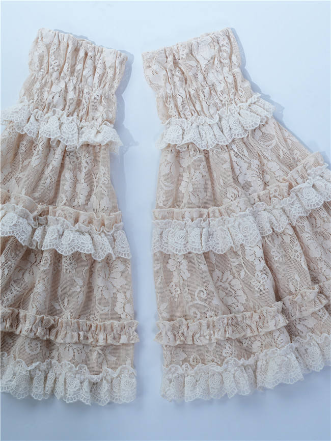 Amber Realm Dream Weaving Strings Classic Lolita Dress, Sleeves and Accessories