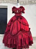Tana Manor Vintage Red Lolita Wedding  Accessories - Necklace/Crown