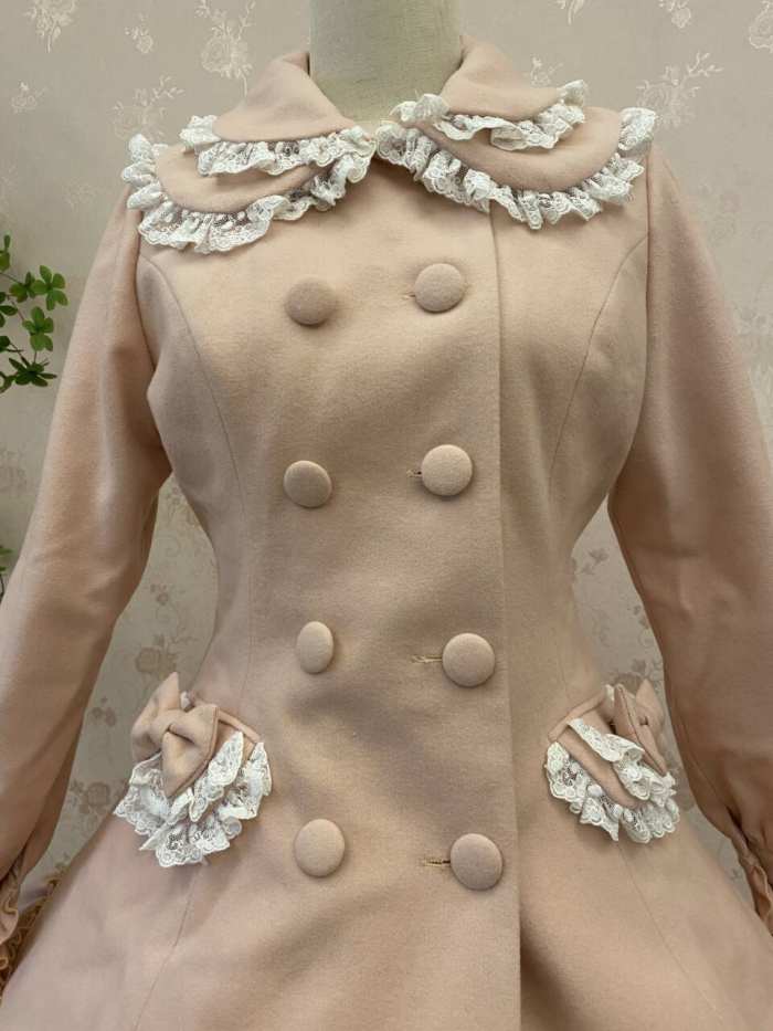 Double-layers Collar Lolita Winter Jacket