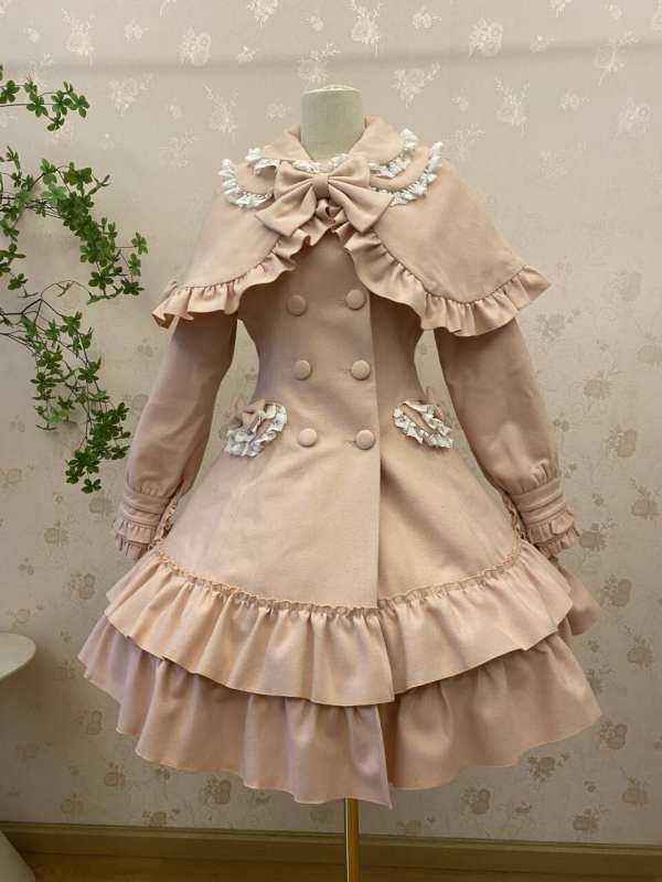 Double-layers Collar Lolita Winter Jacket