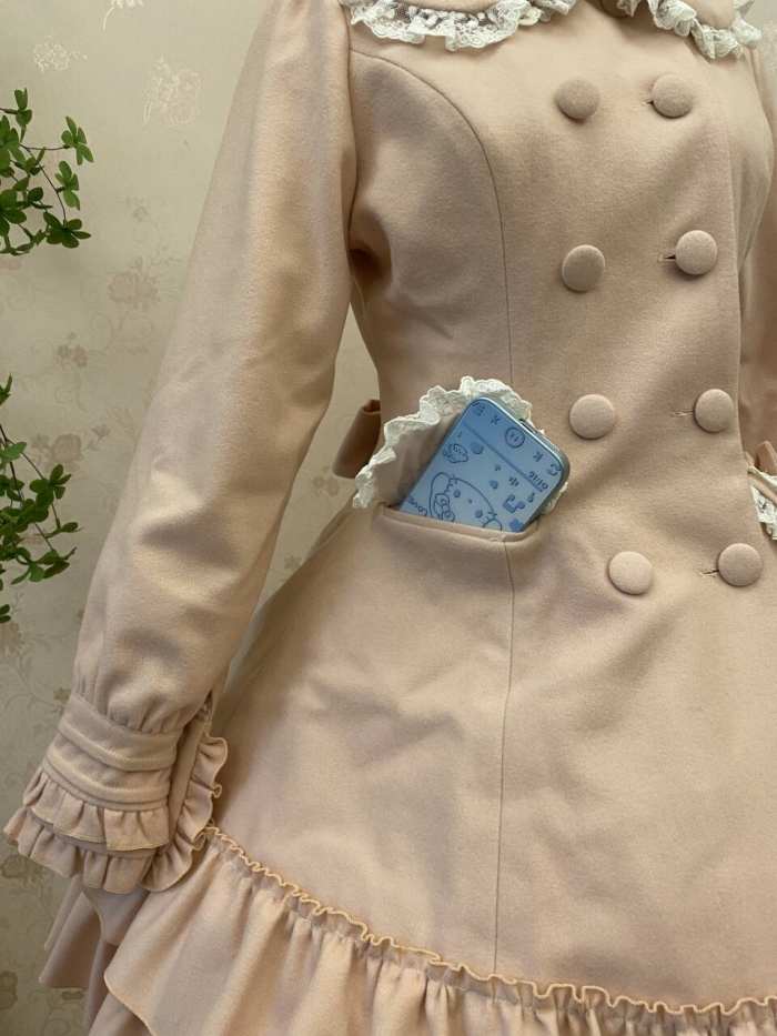 Double-layers Collar Lolita Winter Jacket