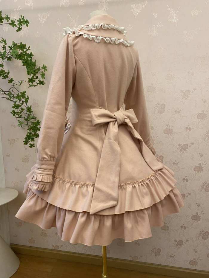 Double-layers Collar Lolita Winter Jacket