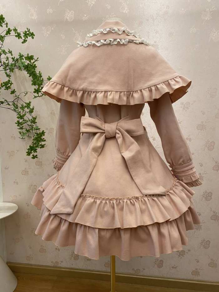 Double-layers Collar Lolita Winter Jacket