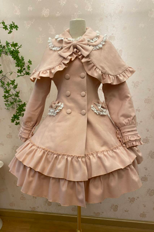 Double-layers Collar Lolita Winter Jacket