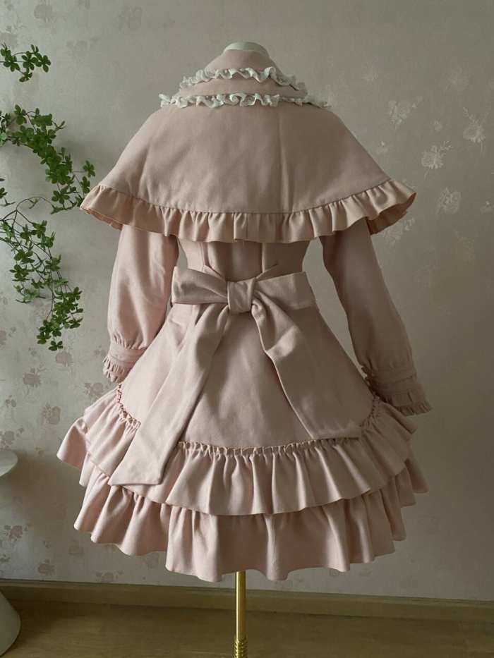 Double-layers Collar Lolita Winter Jacket