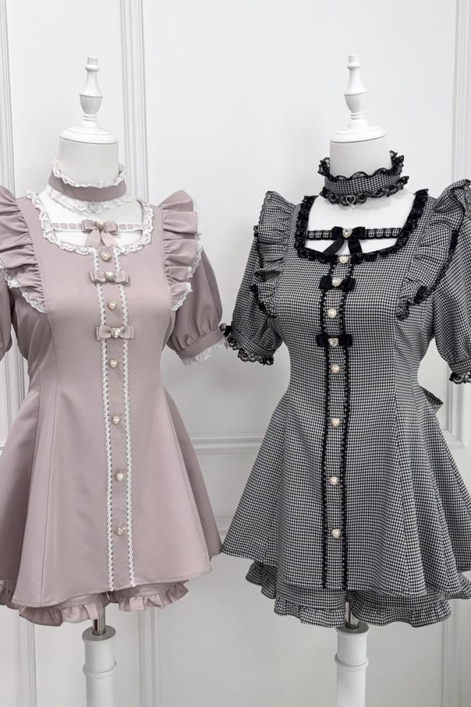 Nekura Slim Lacework Kuro Set Jirai Kei Clothes