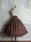 Brown Corset Overskirt Only