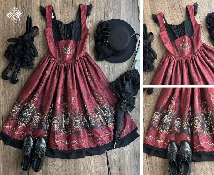 Miss Point the Blood Night Lamp Keeper Gothic Lolita JSK