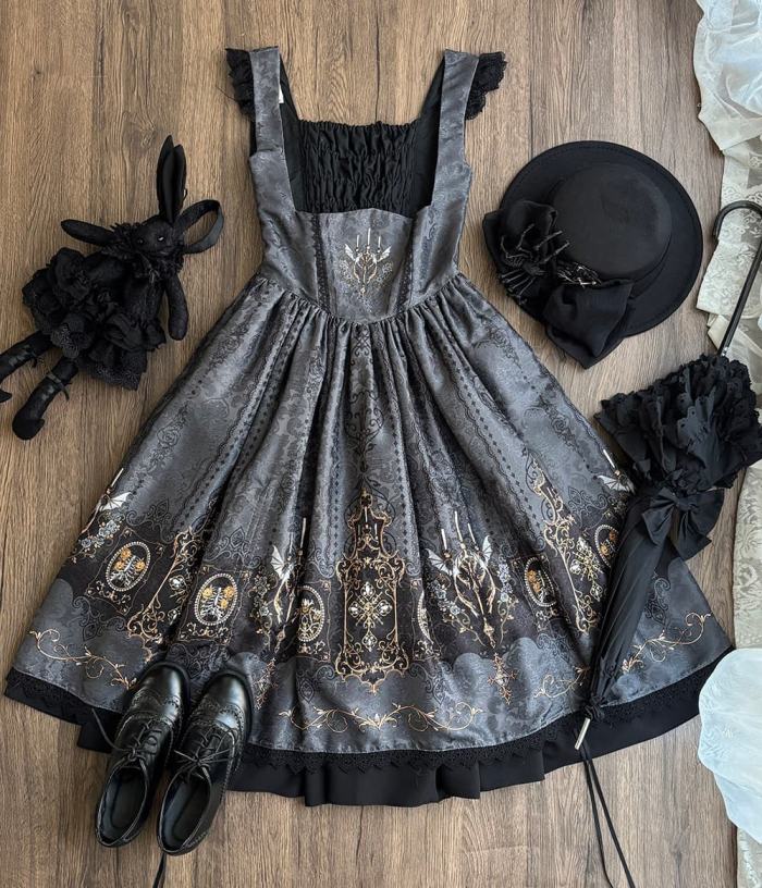 Miss Point the Blood Night Lamp Keeper Gothic Lolita JSK