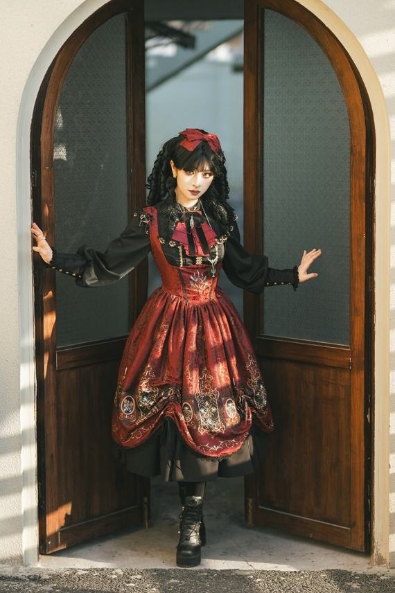 Miss Point the Blood Night Lamp Keeper Gothic Lolita JSK