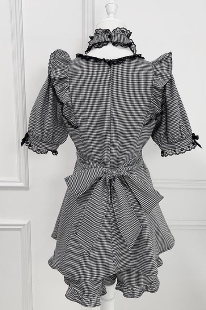 Nekura Slim Lacework Kuro Set Jirai Kei Clothes