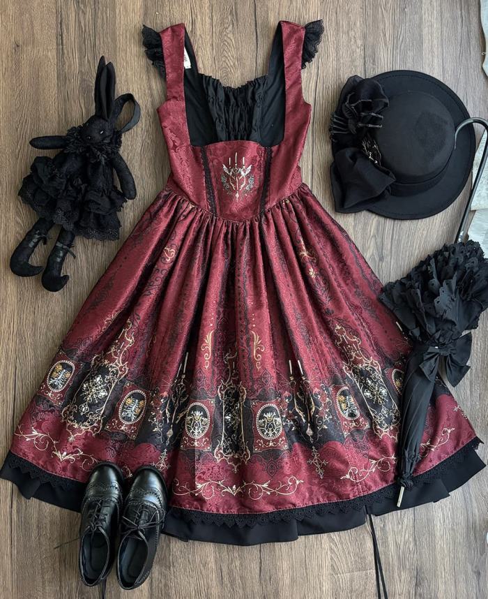 Miss Point the Blood Night Lamp Keeper Gothic Lolita JSK