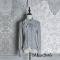 Gray Blue Blouse and neckbow