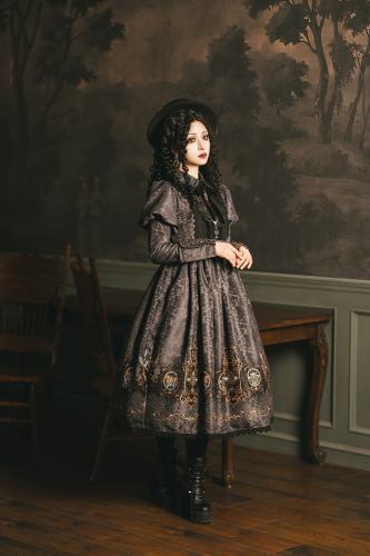 Miss Point the Blood Night Lamp Keeper Gothic Lolita Dress