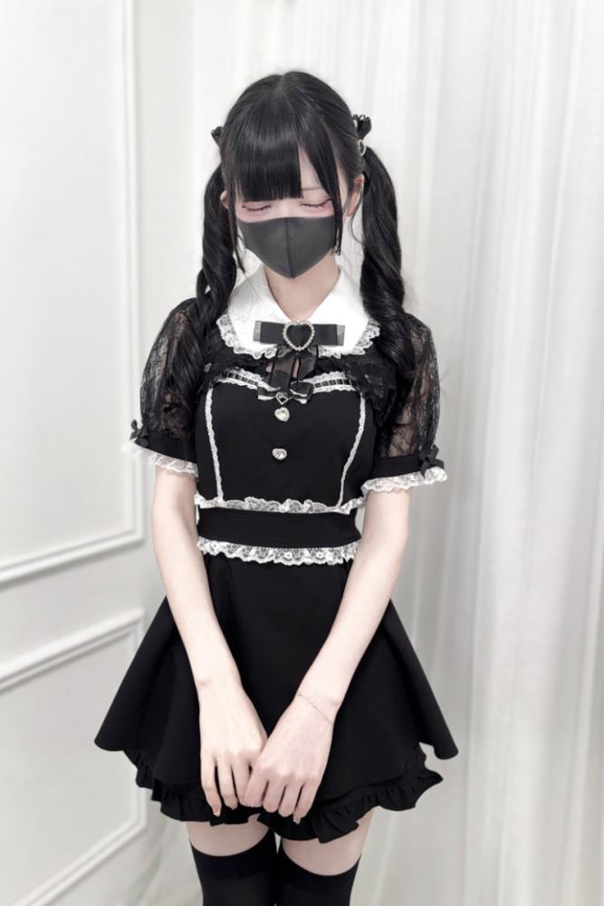 Nekura Hollowed Lacework White Set Jirai Kei Clothes