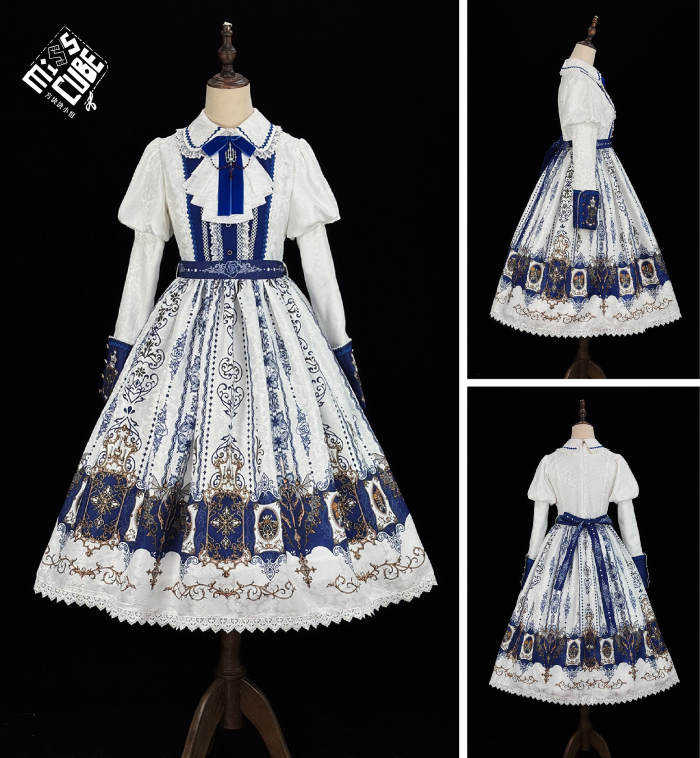 Miss Point the Blood Night Lamp Keeper Gothic Lolita Dress