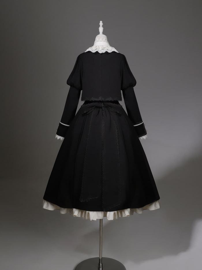 Violin Variations Classic Lolita Salopette, Blouse and Coat