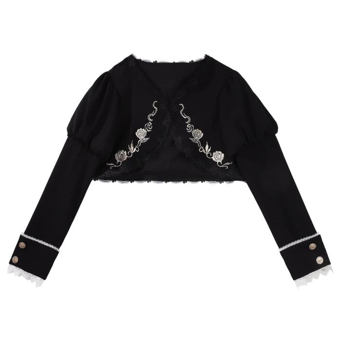 Violin Variations Classic Lolita Salopette, Blouse and Coat