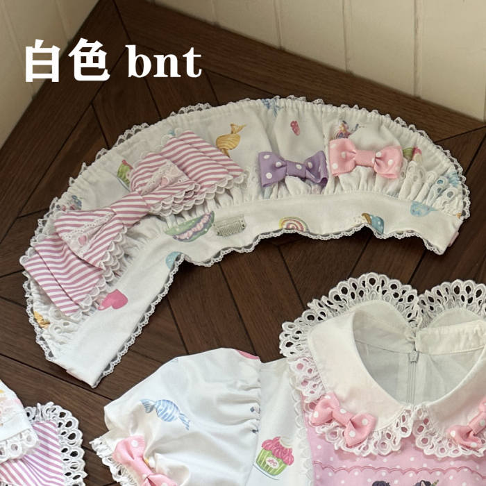 Antique Cat Dessert Land OP JSK Salopette Sweet Lolita Dress