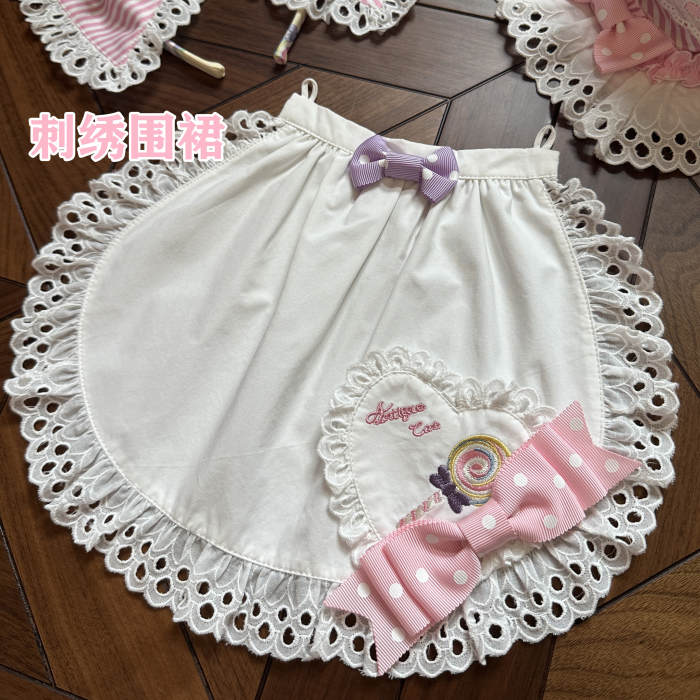 Antique Cat Dessert Land OP JSK Salopette Sweet Lolita Dress