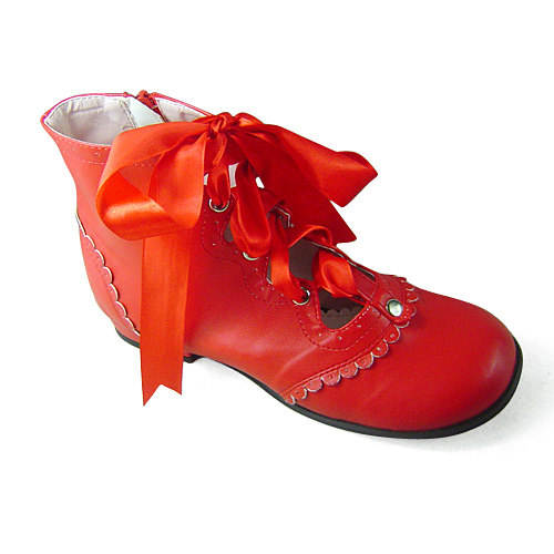 Purple Platform Lolita Shoes White Bow