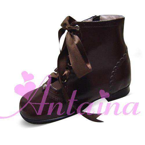 Purple Platform Lolita Shoes White Bow