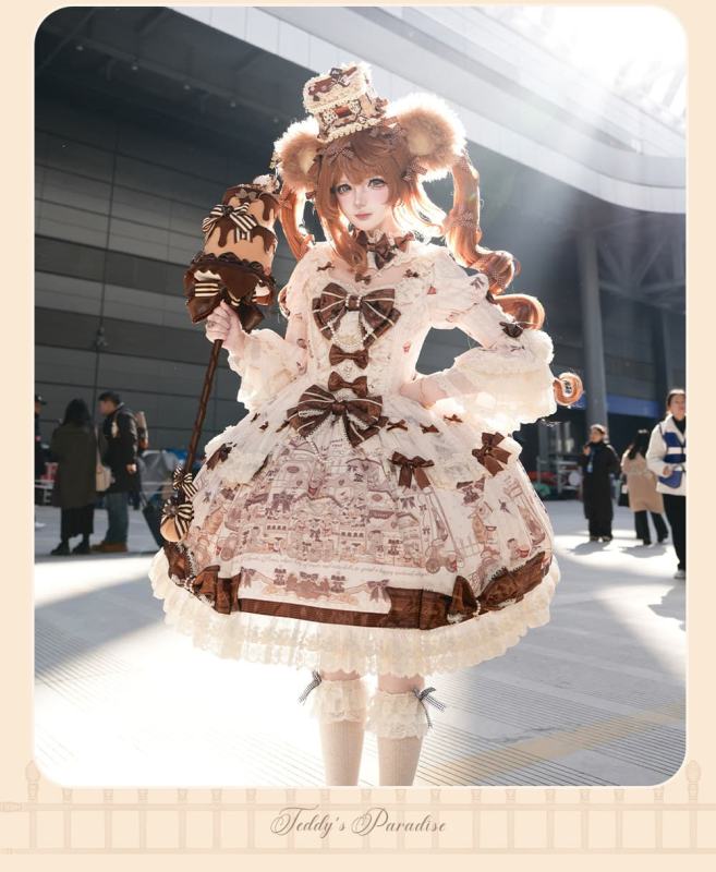 Meng Fu Zi Bear Workshop Classic Lolita Dress and Blouse