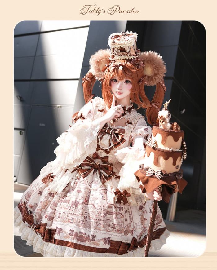 Meng Fu Zi Bear Workshop Classic Lolita Dress and Blouse