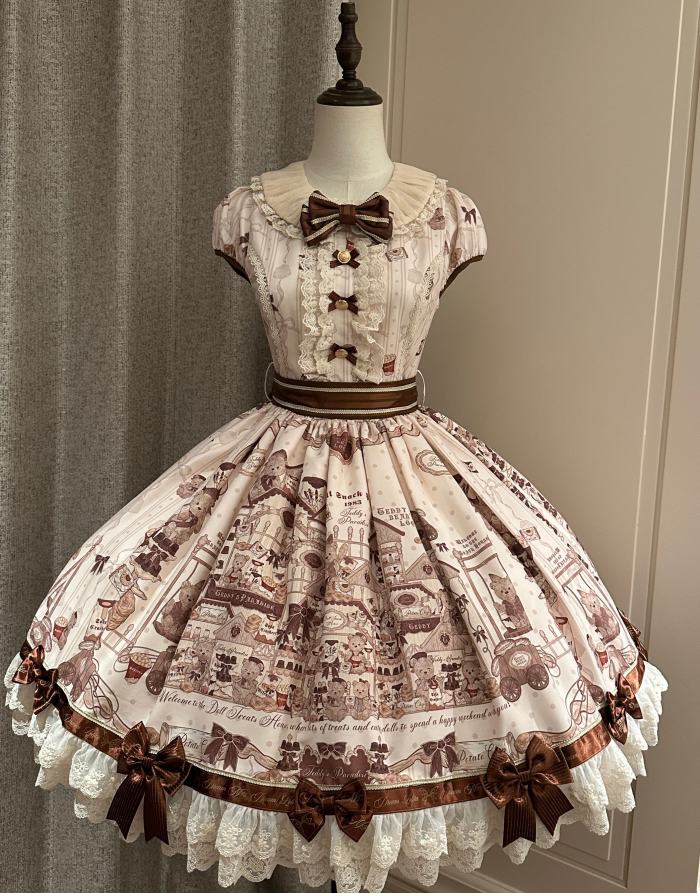 Meng Fu Zi Bear Workshop Classic Lolita Dress and Blouse