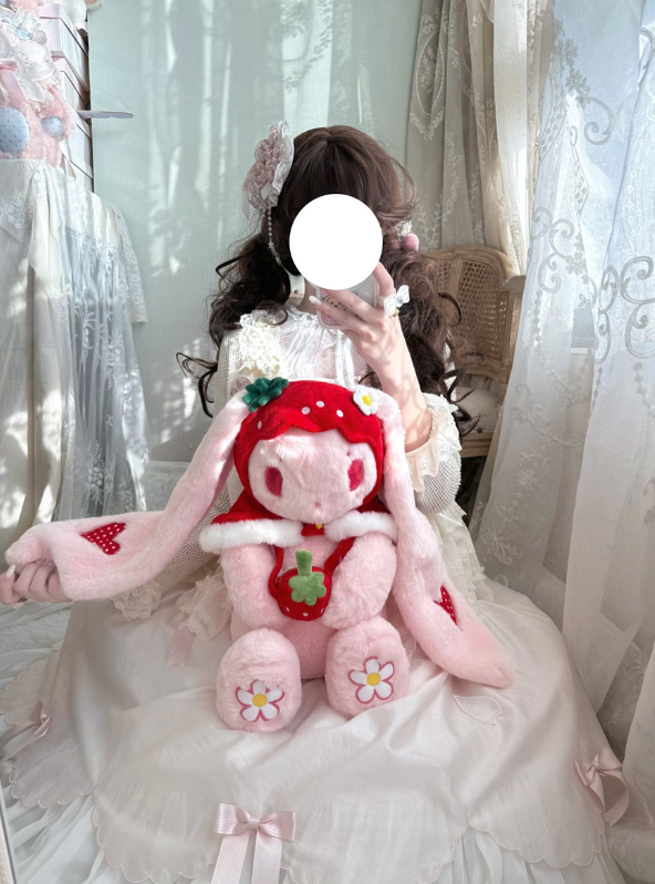 Rosy Dream Rabbit Lolita Bag and Doll -My Lolita Dress