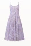 Hard Candy French Vacation Spaghetti Strap Purple Dress and Outerwear Top