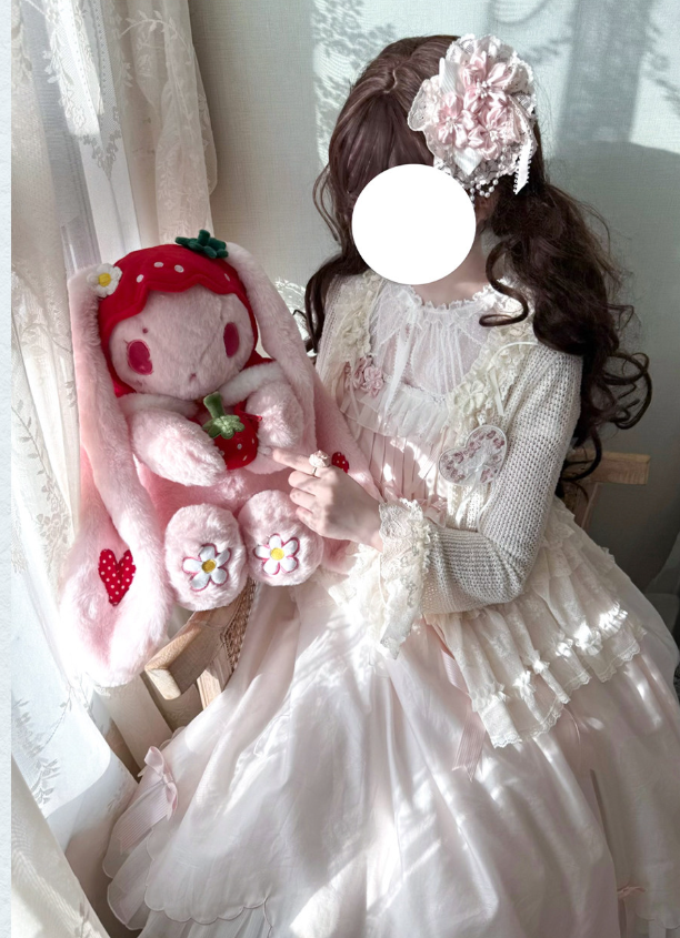 Rosy Dream Rabbit Lolita Bag and Doll