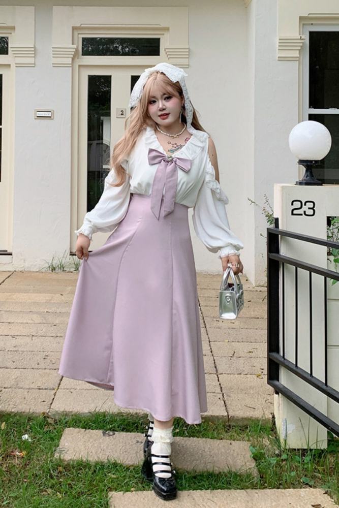 Hard Candy Plus Size Patchwork Off Shoulder Black Dress